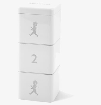 Bild av elegant vit teburk med modern design och stil