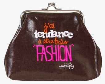 Portmonnä Fashion från Derriére la porte med glansig yta