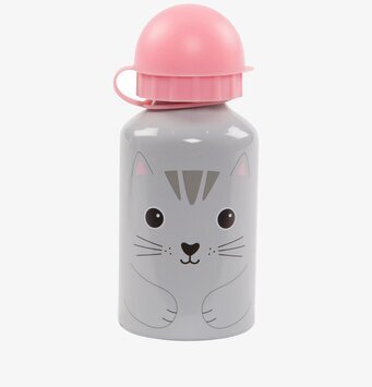 Vattenflaska Nori Cat Kawaii från Sass & Belle med kattdesign