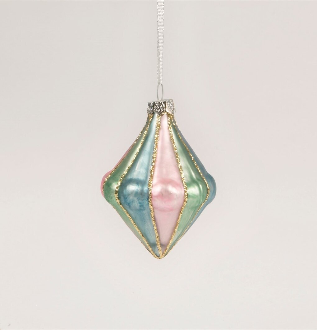 Julgranskula Harlequin Bauble från Sass & Belle i glas