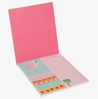 Flamingo Sticky Note från Sass & Belle med tropisk design