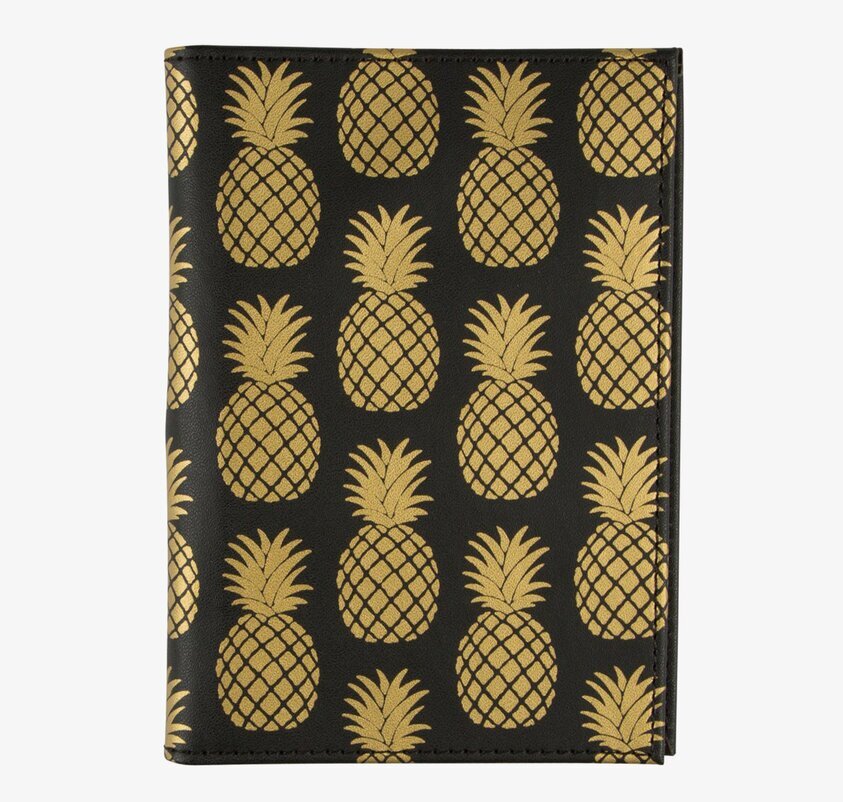 Passfodral Gold Pineapple från Sass & Belle med ananasmotiv
