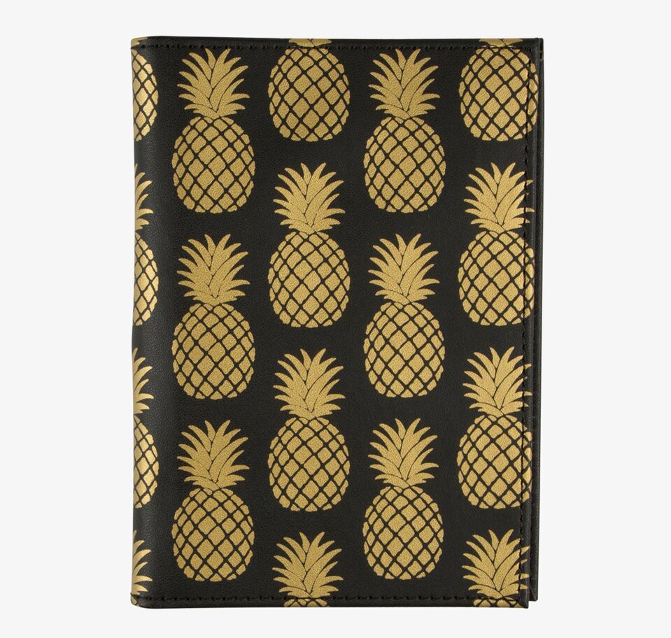 Passfodral Gold Pineapple från Sass & Belle med ananasmotiv