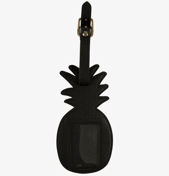 Bagage Tag Gold Pineapple från Sass & Belle, ananasdesign