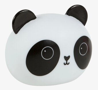 Nattlampa Panda Kawaii från Sass & Belle på vit bakgrund