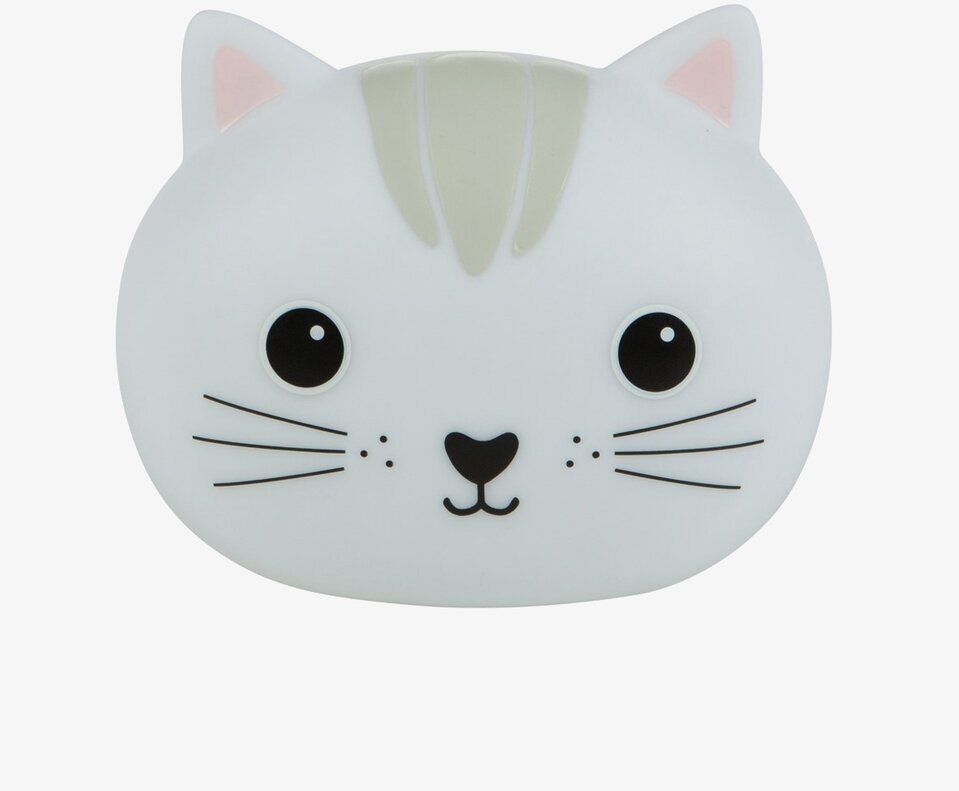 Nattlampa Cat Kawaii från Sass & Belle med mjukt ljus