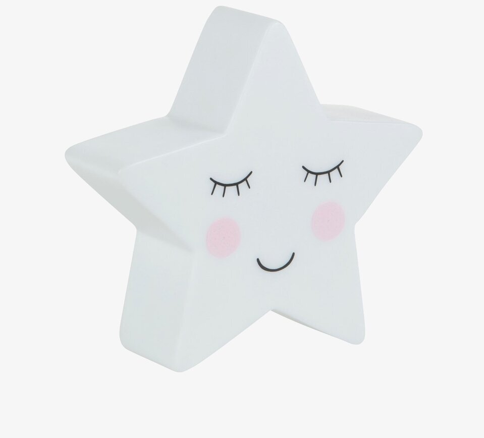 Nattlampa Sweet Dreams från Sass & Belle, vit stjärnform
