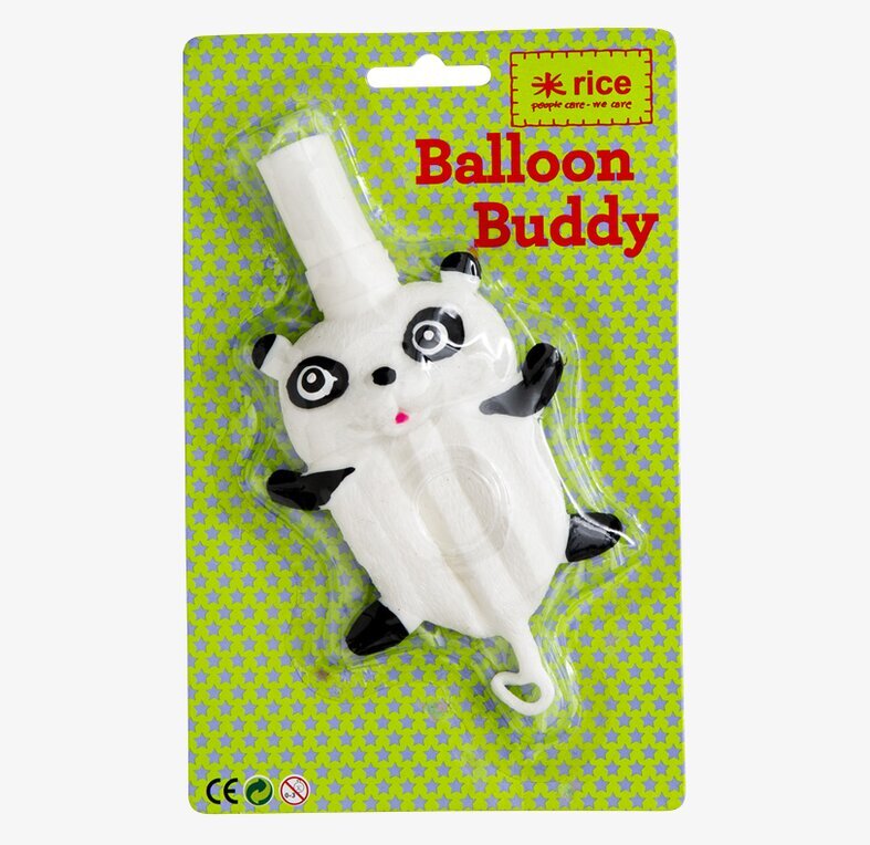 Ballongboll Panda från Rice, lekfull och praktisk leksak