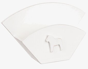 Kaffefilter Häst från Different Design i vit köksmiljö