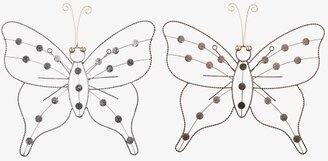 Smide Fjäril Vägg från Different Design, två metallfjärilar