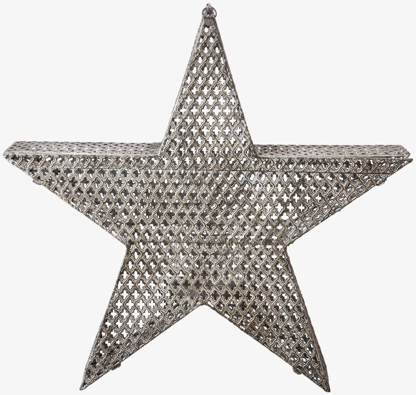 Lanterna Matteo från Affari med antik finish och stjärnform