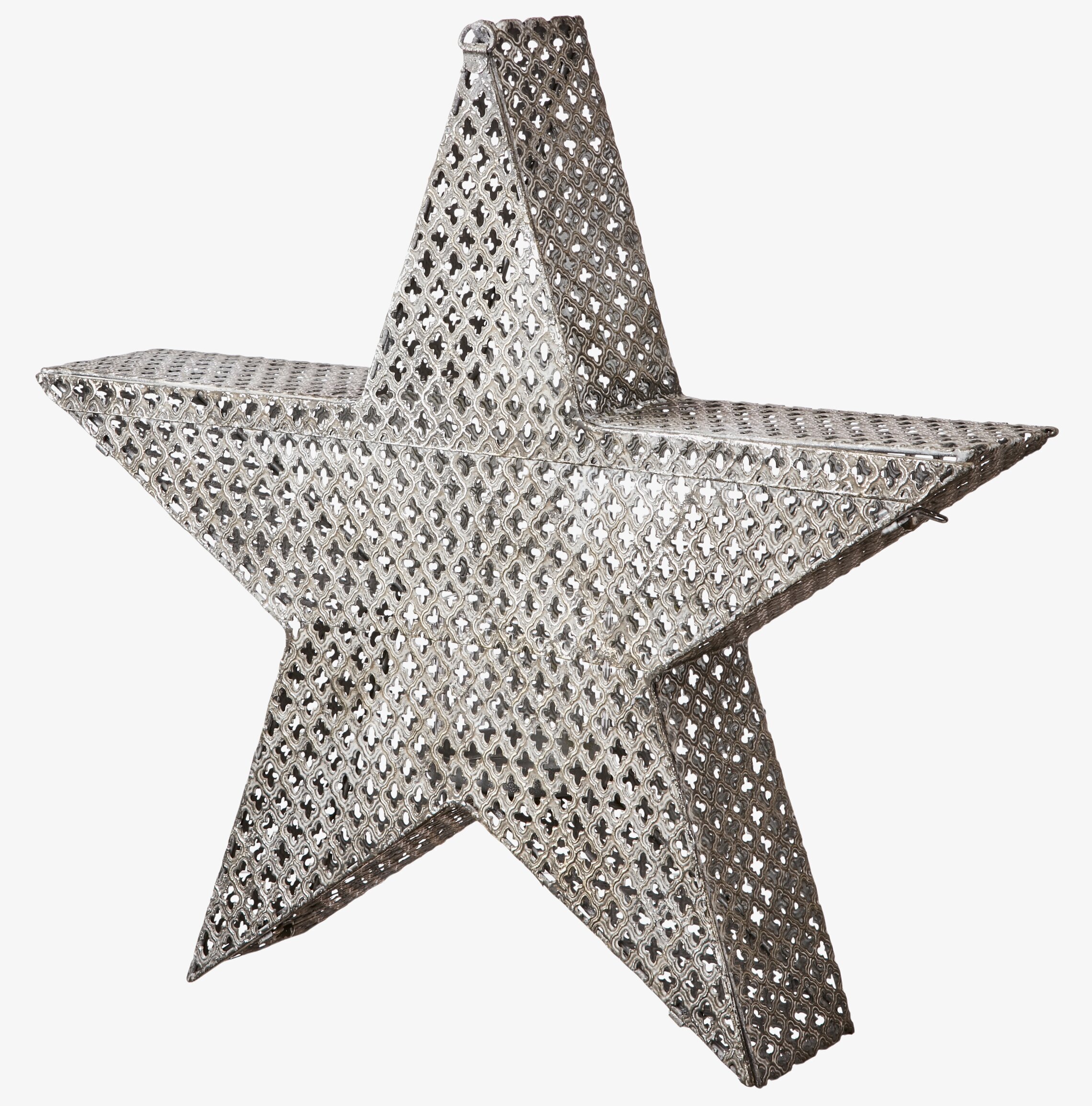 Lanterna Matteo från Affari med perforerad yta och stjärnform