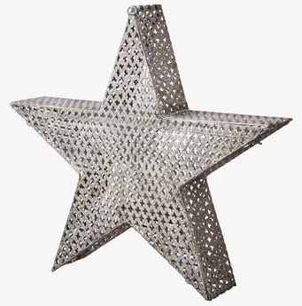 Lanterna Matteo från Affari med perforerad yta och stjärnform