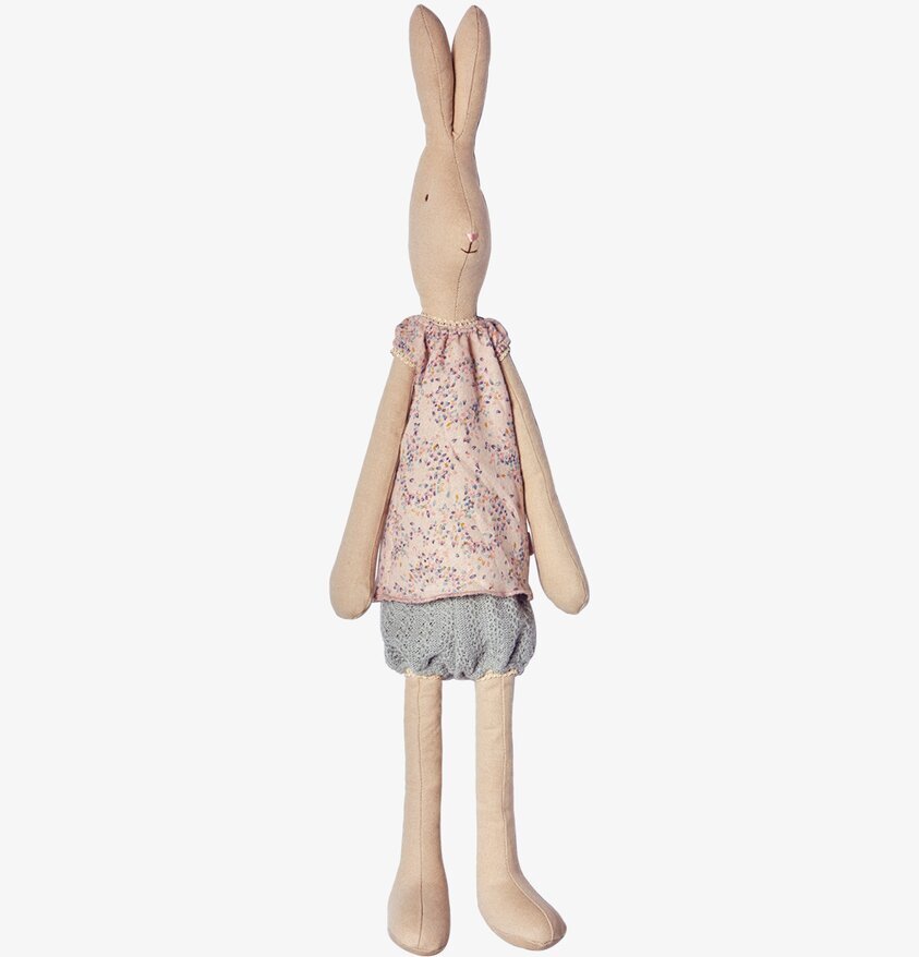 Maxi Rabbit Girl från Maileg med blommig topp och shorts