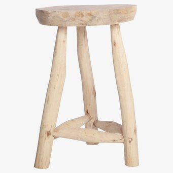 Stol Pure Nature från House Doctor i massivt trä med tre ben