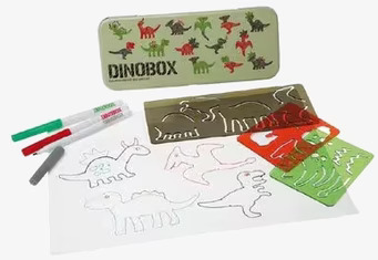 Dinobox från Worldwide co: konstnärsset för dinosaurieälskare