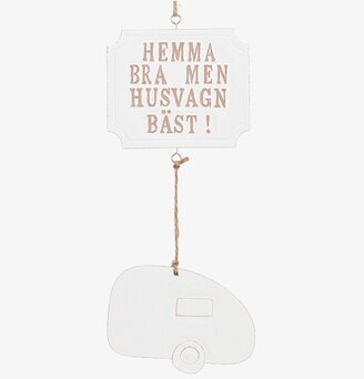 Skylt - Husvagn från Different Design, rustik och dekorativ
