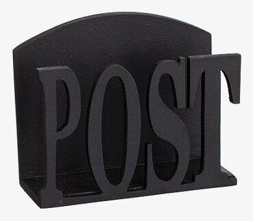 Post Fack Svart från Different Design på vit bakgrund