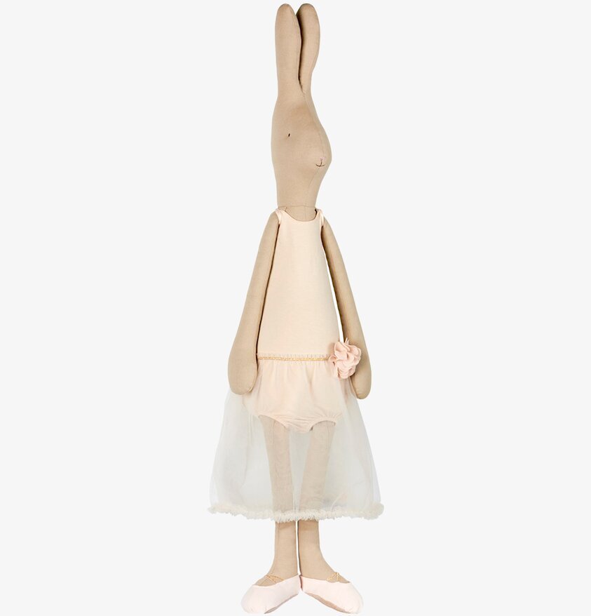 Mega Maxi Rabbit Ballerina Rose från Maileg i rosa outfit