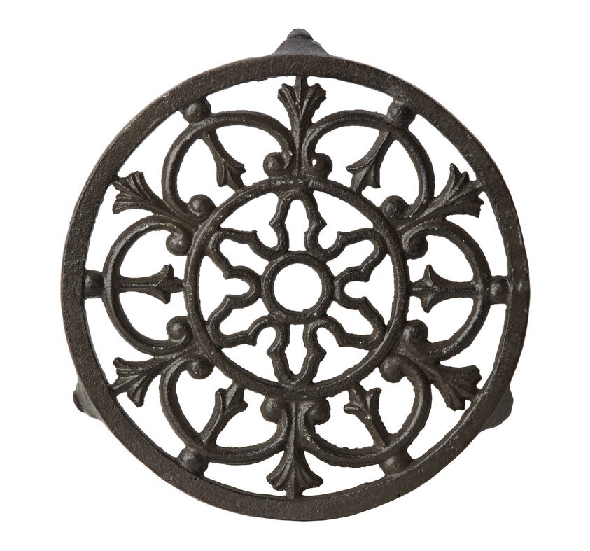 Grytunderlägg Frej från Affari i gjutjärn med mönster