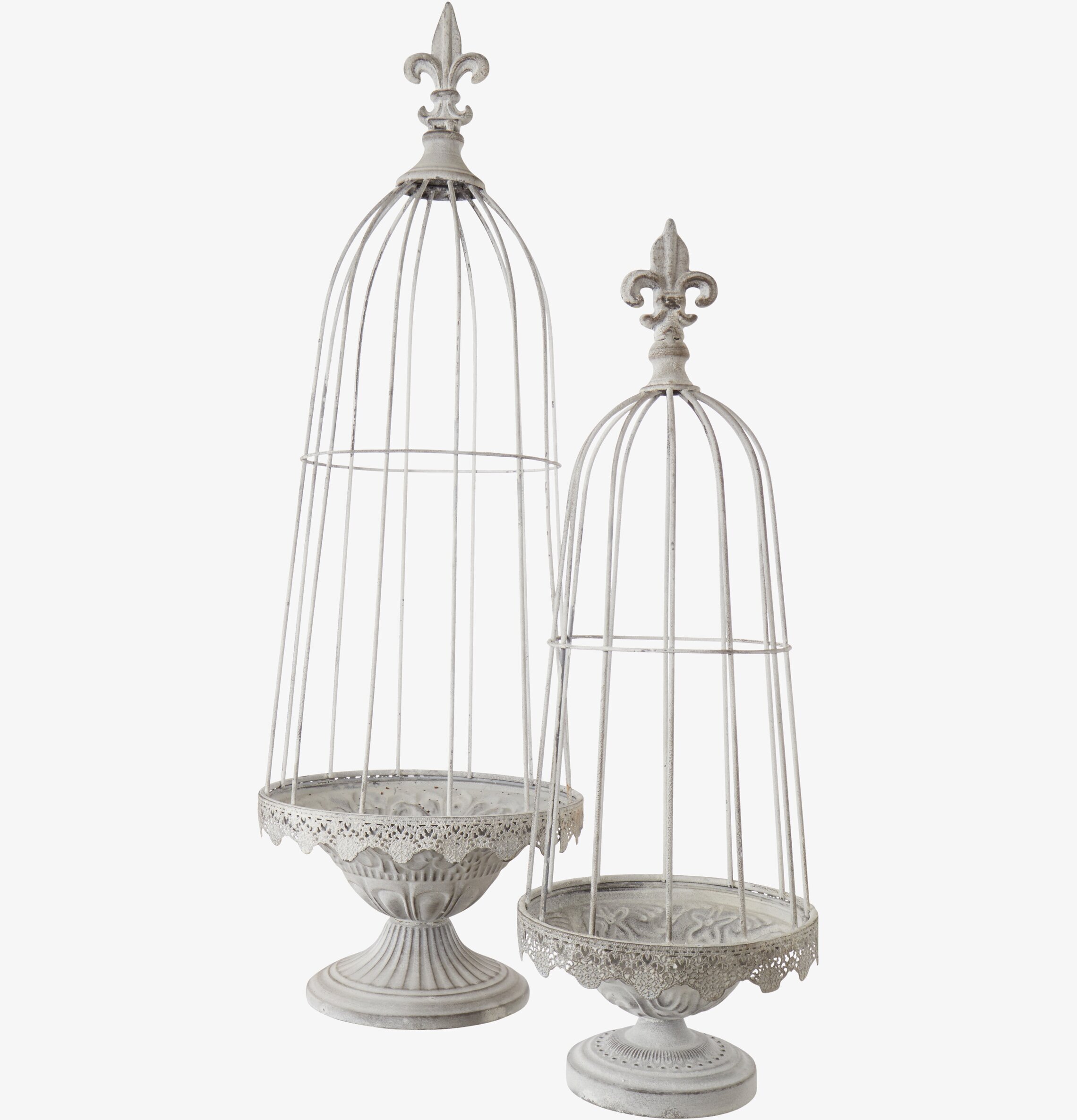 Kruka Chantal / 2 St från Affari - eleganta metallkrukor