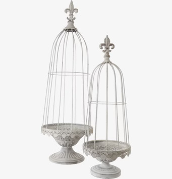 Kruka Chantal / 2 St från Affari - eleganta metallkrukor