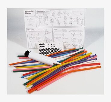 Ballongdinosaurier från Worldwide co med ballonger och pump