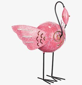Smide Flamingo Rosa Rund från Different Design i trädgården