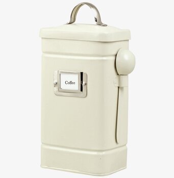 Bild av retroinspirerad plåtburk för kaffeförvaring