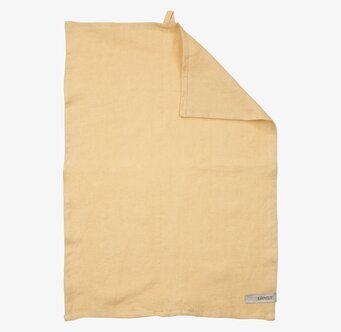 Kökshandduk Linne Gul från Ernst i mjukt och slitstarkt linne