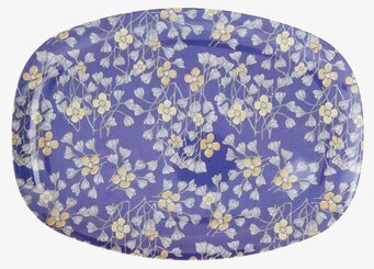 Tallrik Hanging Flowers Print från Rice med blommönster