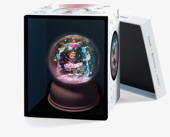 Nattlampa Ballerina från Brigbys med balettdansös i snökula