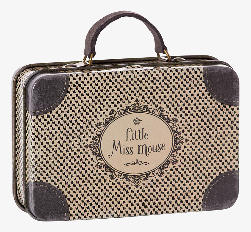 Travel Suitcase från Maileg, miniatyrresväska för barn
