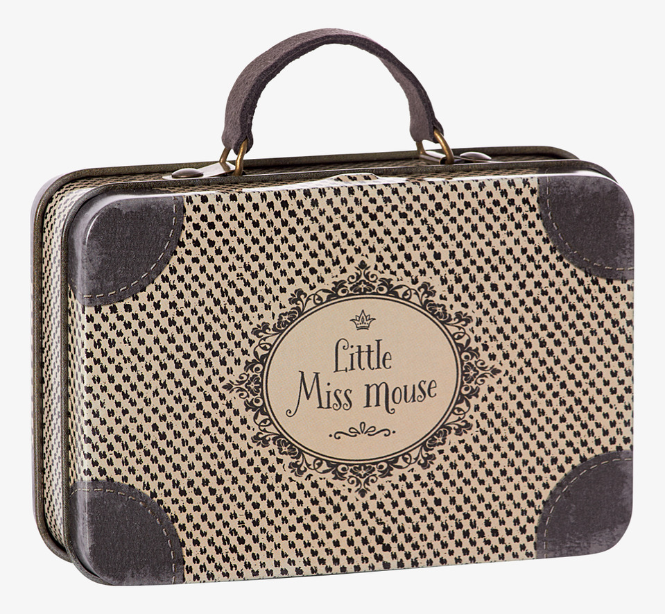 Travel Suitcase från Maileg, miniatyrresväska för barn