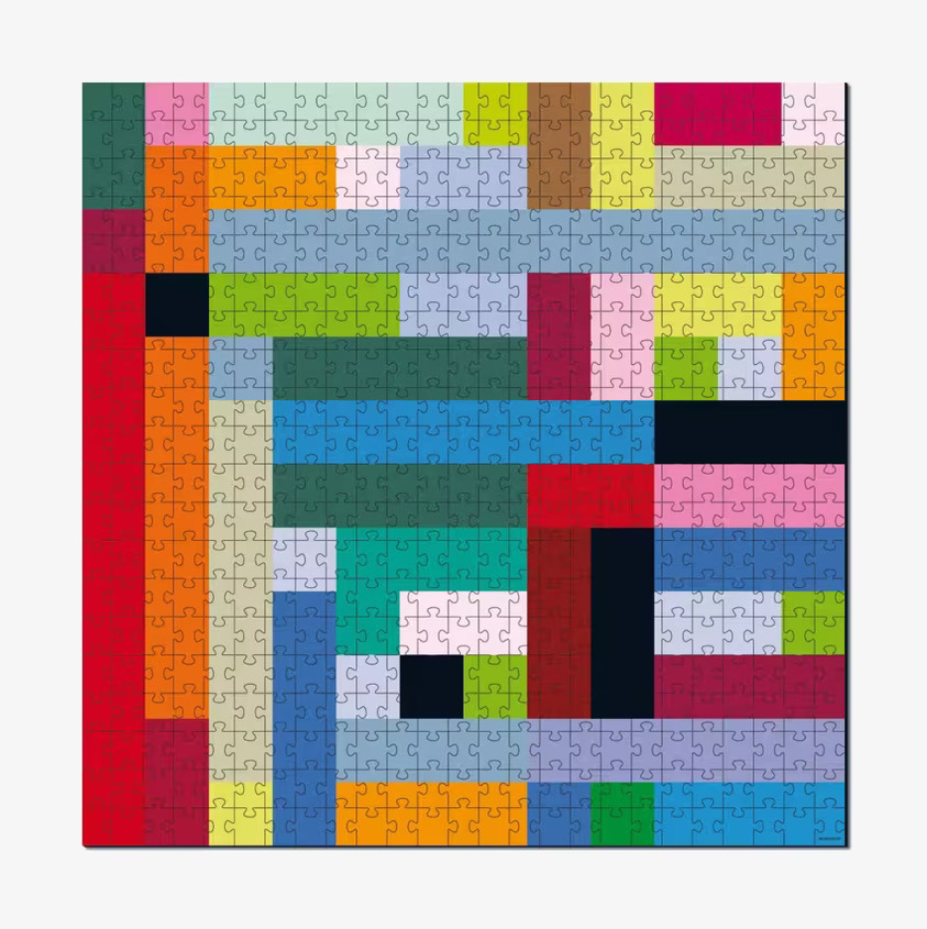 Pussel Tokyo från Remember, färgglatt och abstrakt pussel