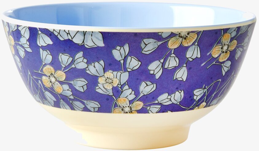 Skål Hanging Flowers Print från Rice med blommönster