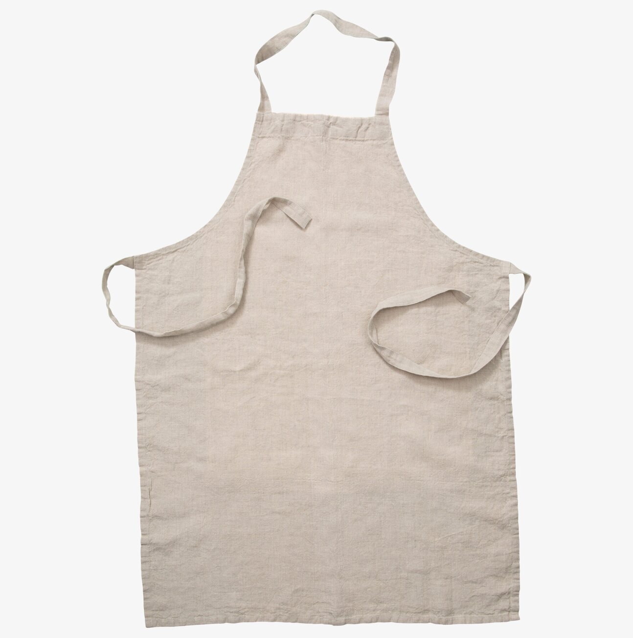 Förkläde Linne Natur av varumärket Ernst i ljusbeige linne