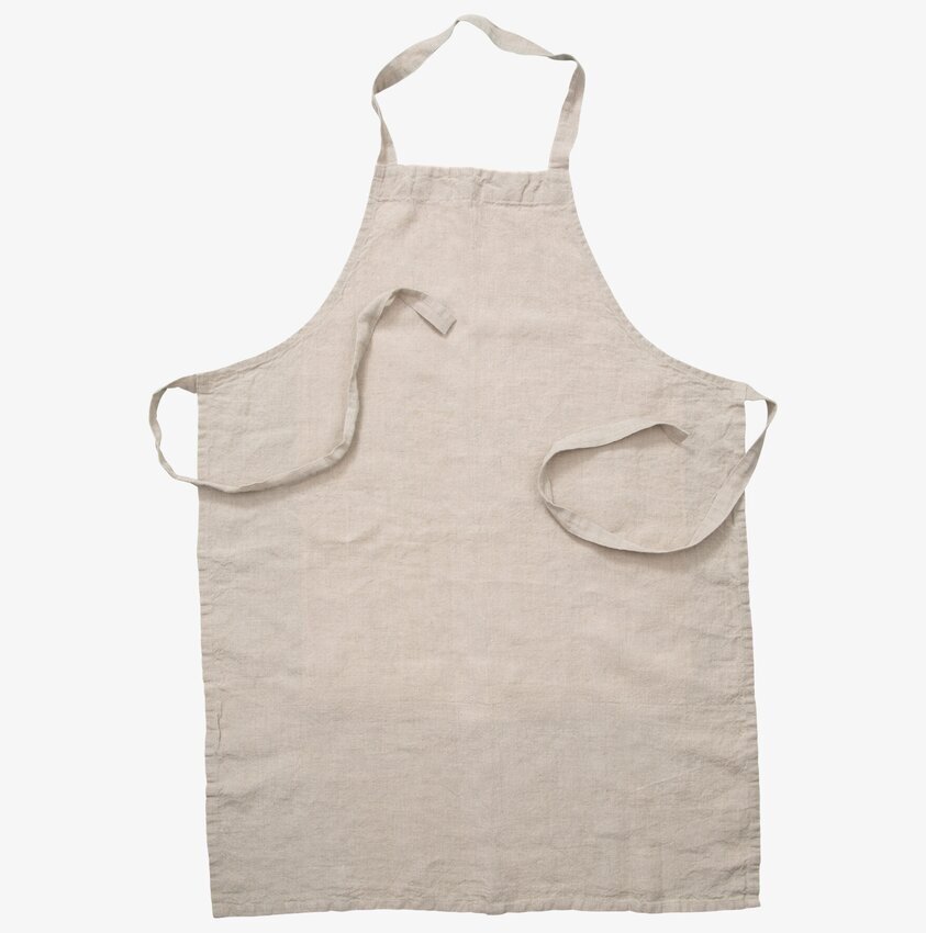 Förkläde Linne Natur av varumärket Ernst i ljusbeige linne