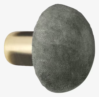 Knopp Sammet Army S från Cozy Living i armégrön sammet