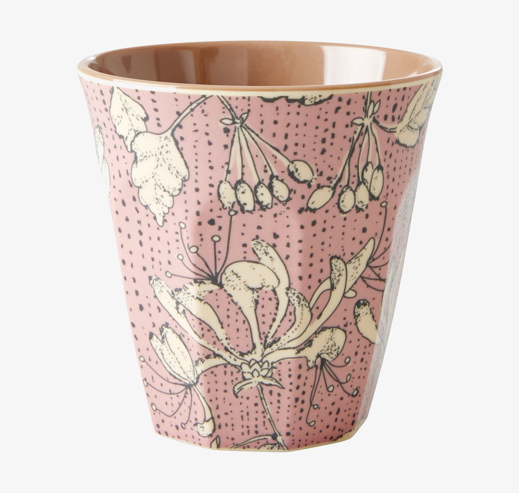 Mugg Wild Chervil Print från Rice med blommigt kirskålmotiv