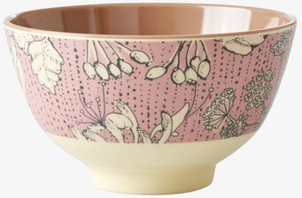 Liten Skål Chervil Print från Rice med blommigt mönster