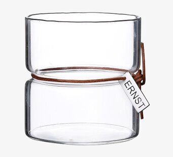 Värmeljuslykta Ernst från varumärket Ernst i klart glas