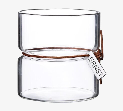 Värmeljuslykta Ernst från varumärket Ernst i klart glas