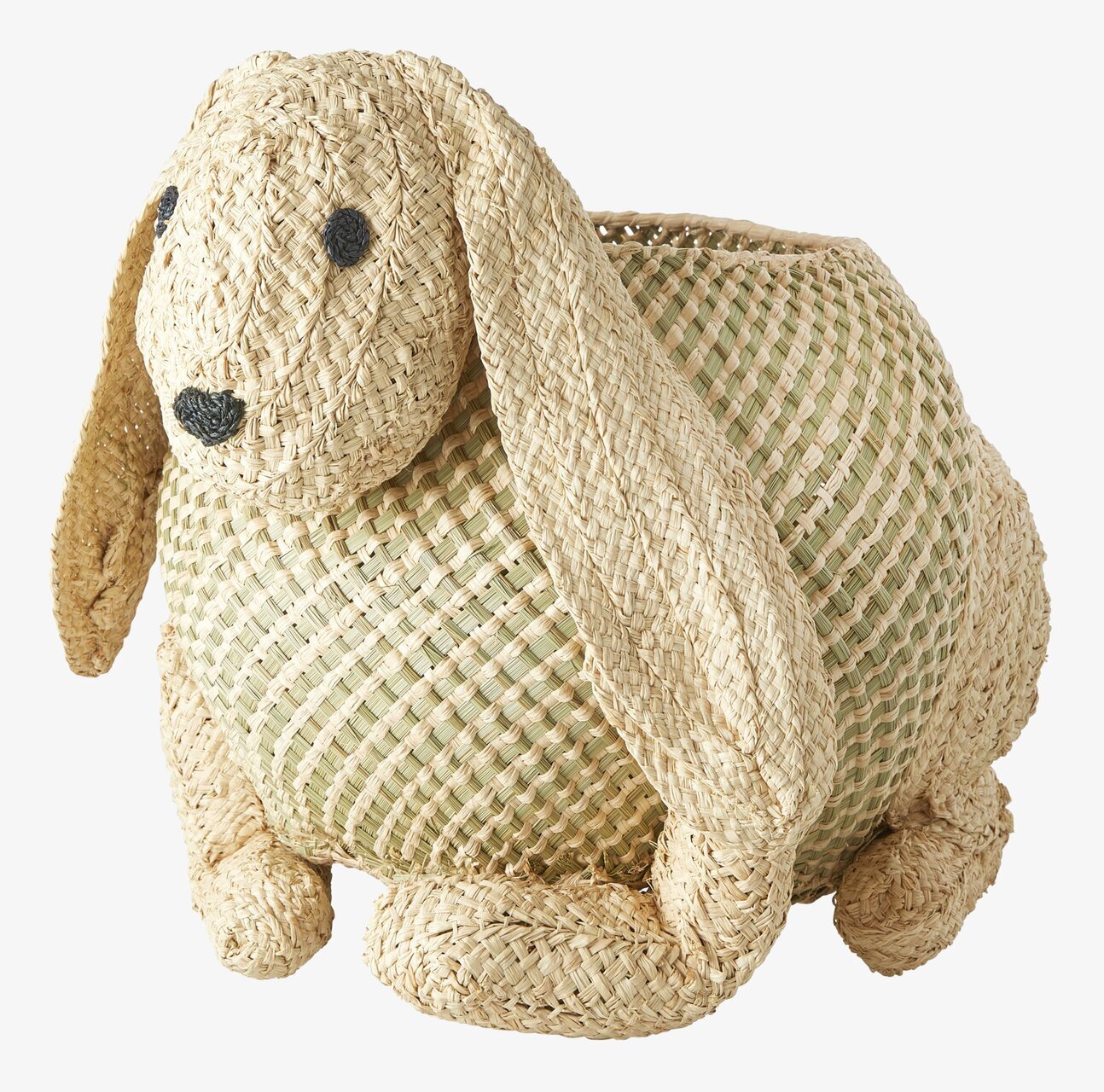 Förvaringskorg Kanin från Rice, flätad och lekfull design