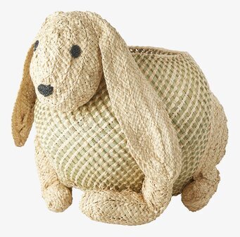 Förvaringskorg Kanin från Rice, flätad och lekfull design