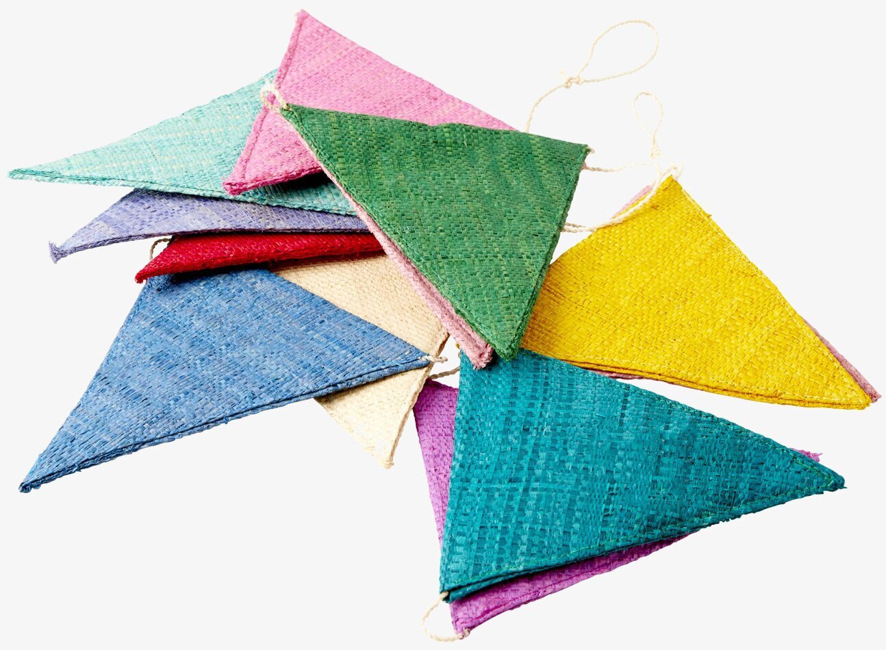 Flaggirlang Multicolor från Rice i olika färger och tyg