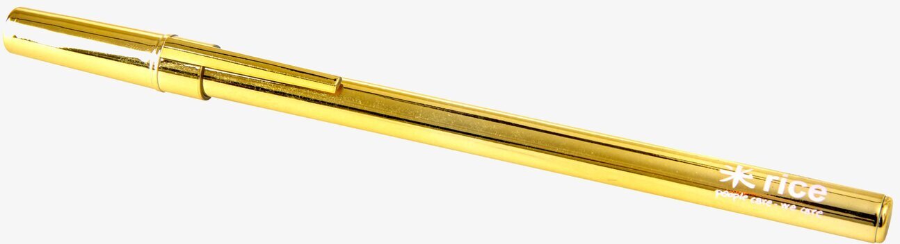 Guldpenna från Rice med glänsande finish och elegant design