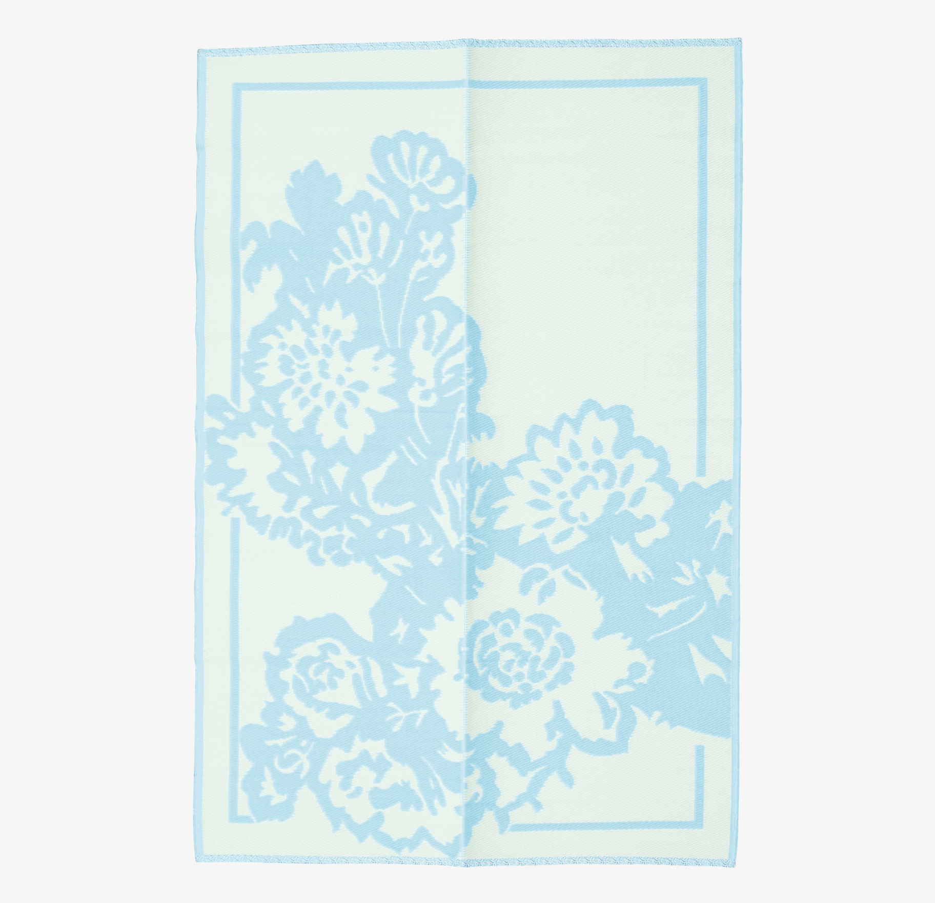 Matta Big Flower Design Large från Rice med blommönster