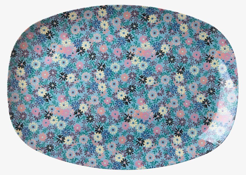 Tallrik Small Flower Print från Rice med blommönster