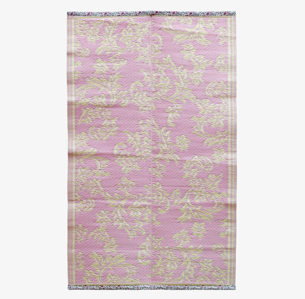 Matta Flower Design Small från Rice med blommönster i pastell